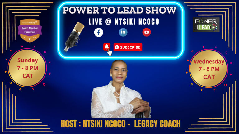 POWER TO LEAD SHOW with NTSIKI NCOCO