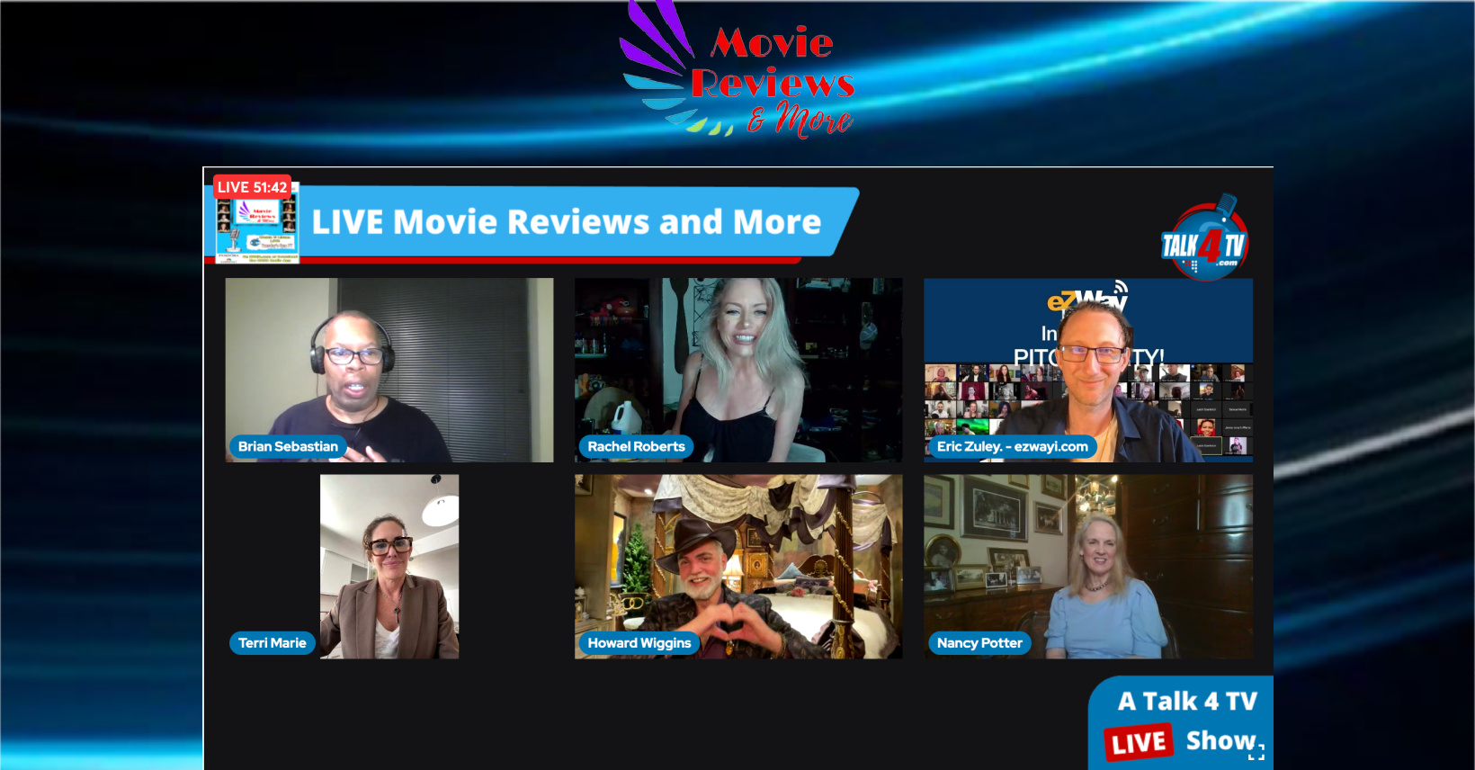 Movie Reviews and More Starring Eric Zuley and Nancy Potter