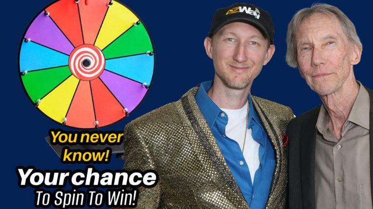EzWay talk show host Matt Doyle ushered in first wheel spin of interactive Tap Pitch Party 4-18-23.