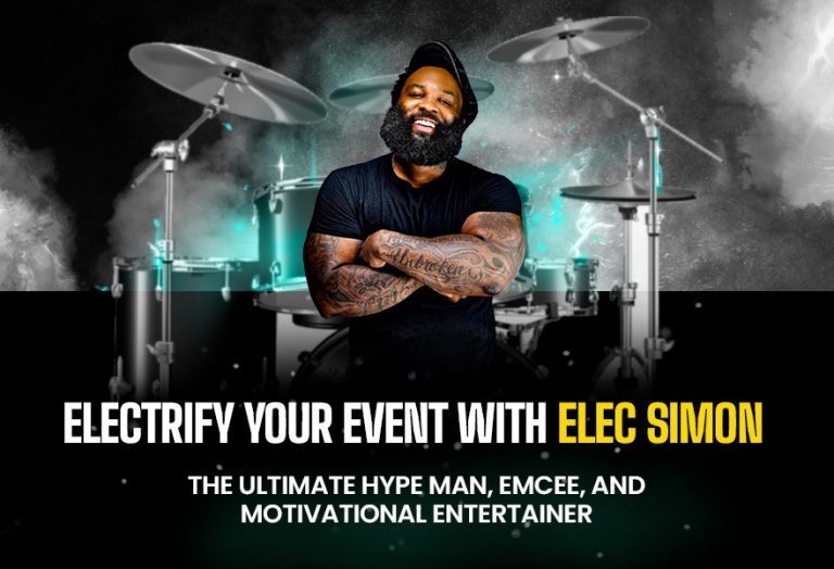 Electrify Your Event with Elec Simon: The Ultimate Hype Man, Emcee, and Motivational Entertainer