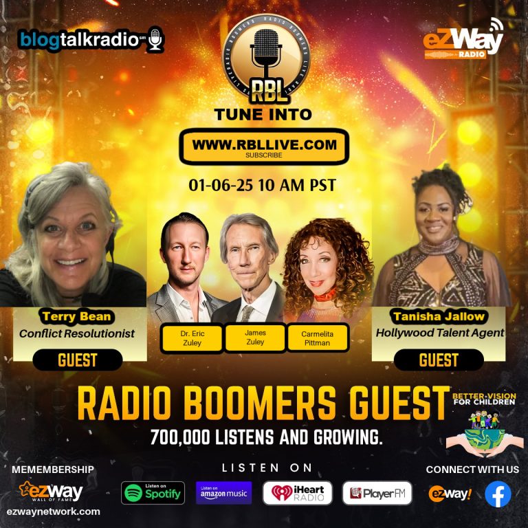 RADIO BOOMERS LIVE EP S9 EP 241 Feat. Terry Bean and Katisha Jallow on eZWay Network