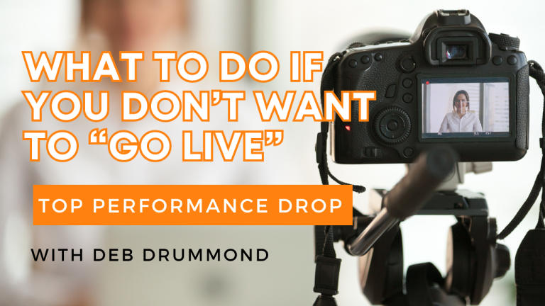 What to do if you don’t want to “Go Live”