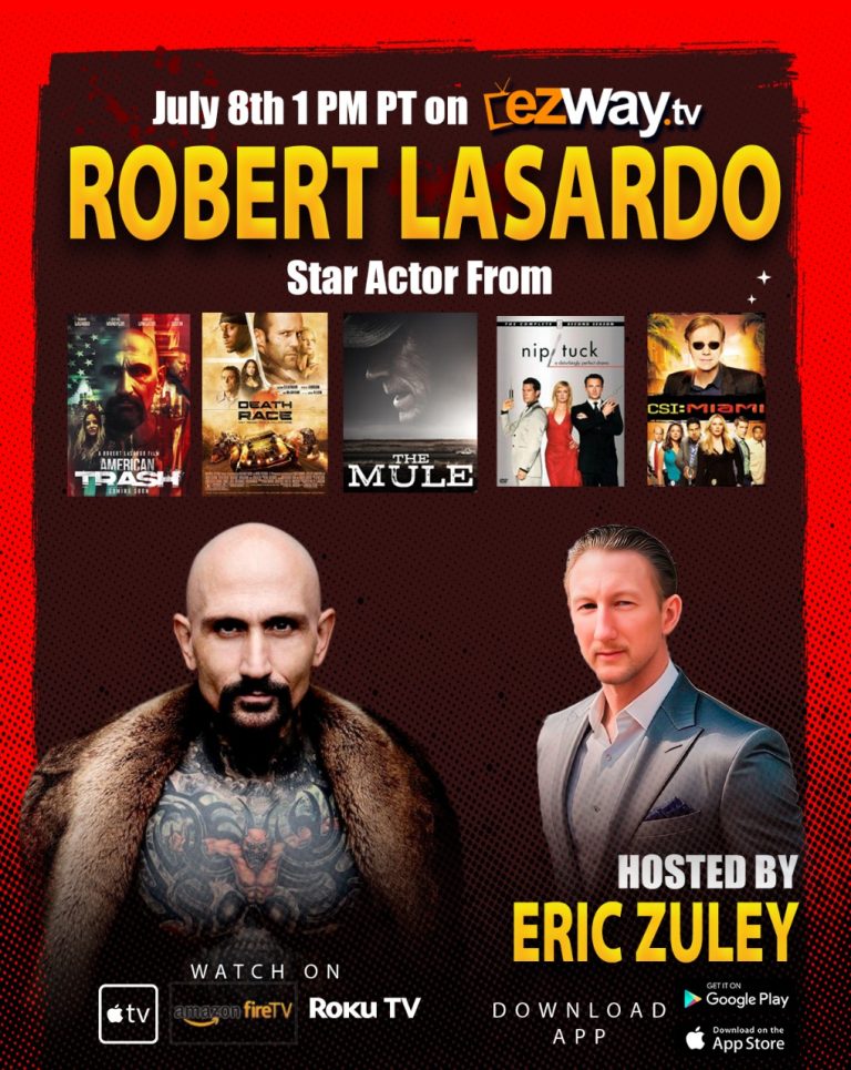 Actor ROBERT LASARDO on EZ TALK LIVE with Dr. Eric Zuley