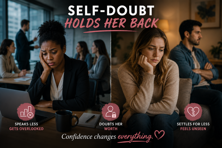 The Hidden Cost of Low Confidence: How It Shapes Women's Experiences in the Workplace and Relationships in 2026