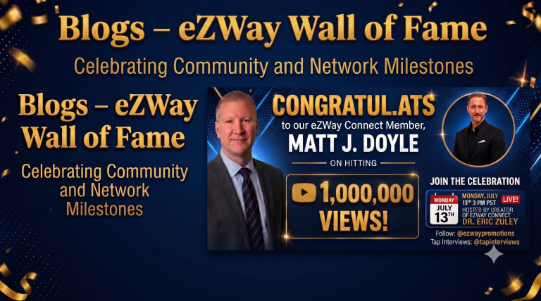 Celebrating a Major Milestone: Matt J. Doyle Hits 1,000,000 YouTube Views!