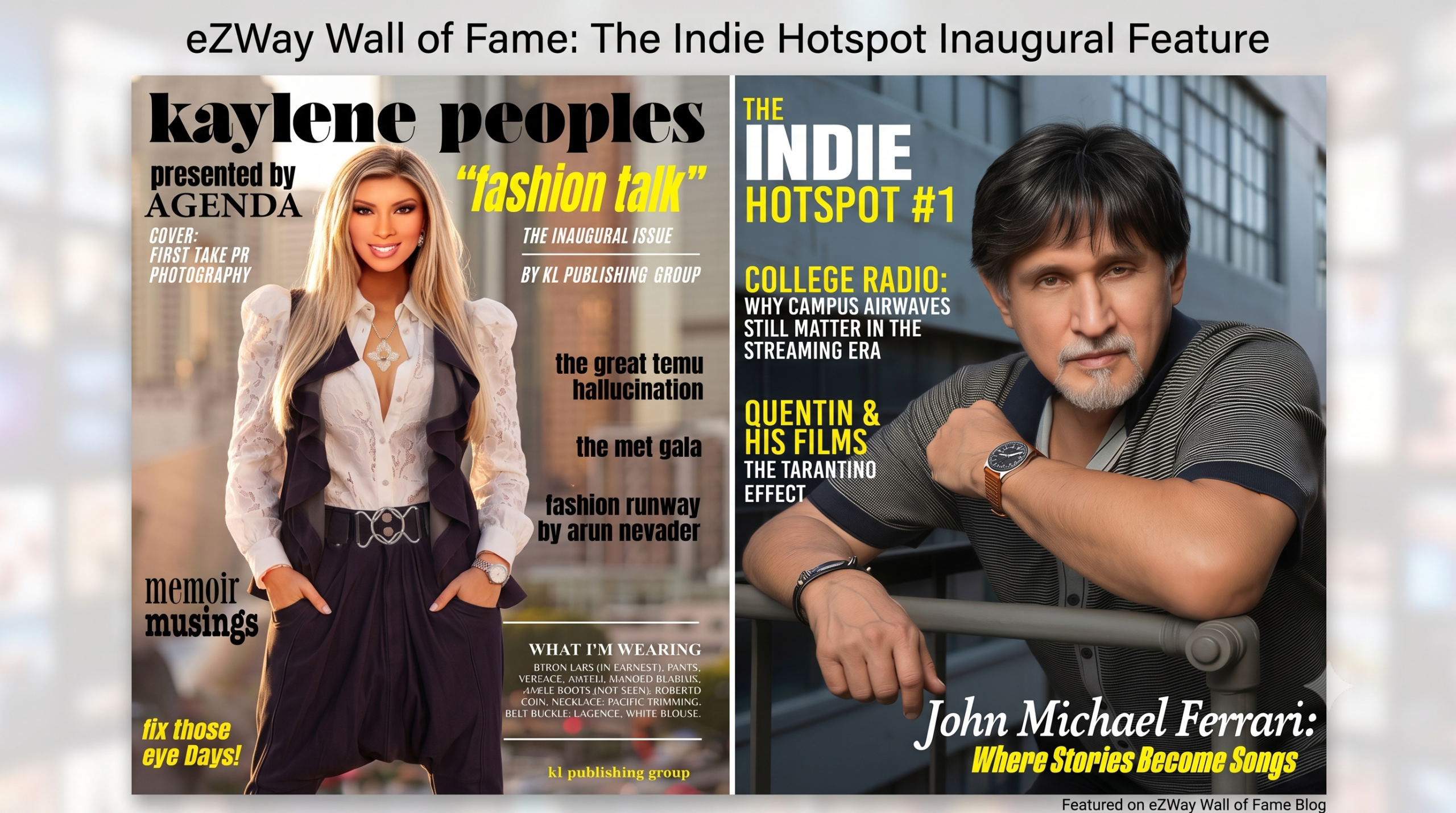 A Deeply Honored Milestone: Gracing the Inaugural Cover of The Indie Hotspot Magazine!