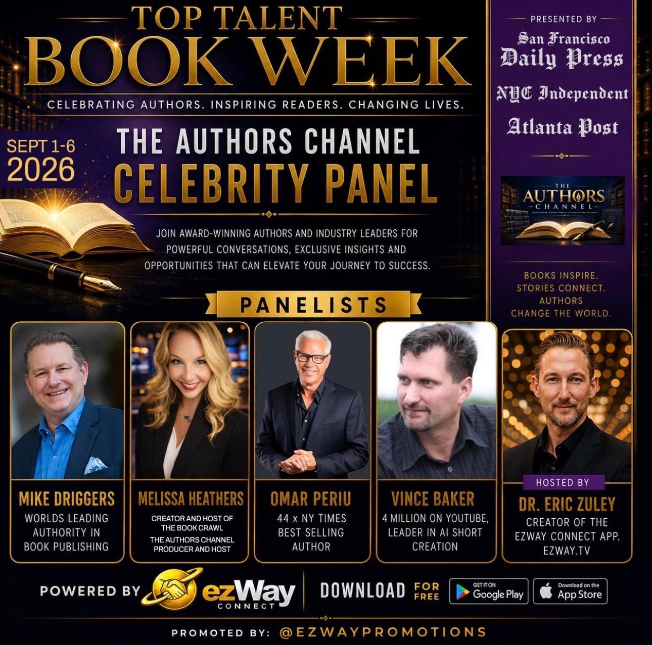 Top Talent Book Week: Where Authors, Media & Opportunity Meet