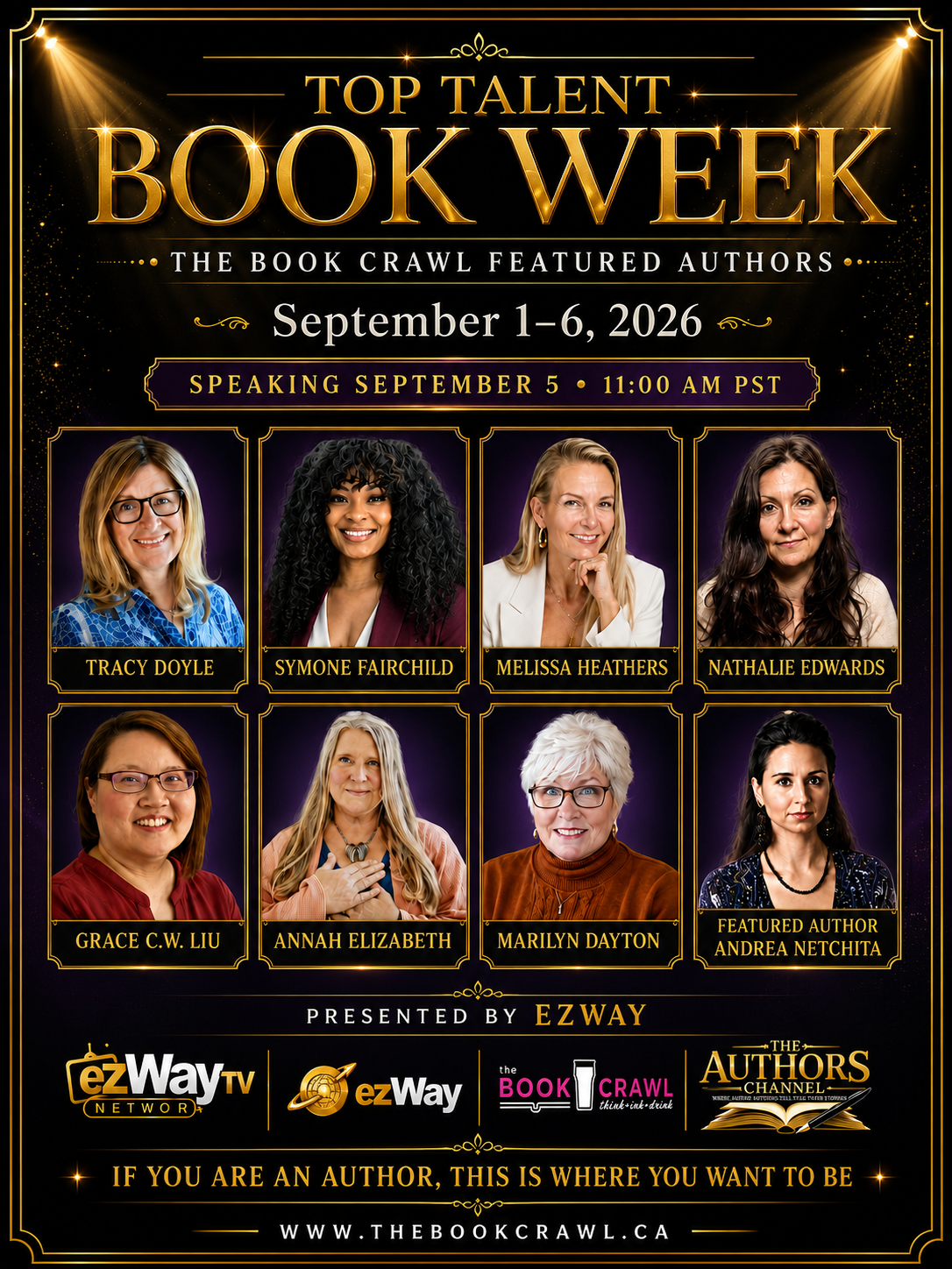 Top Talent Book Week Welcomes The Book Crawl Featured Authors