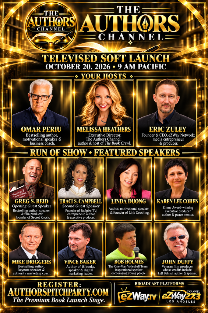 Authors: Share the TV Stage with Celebrity Voices!