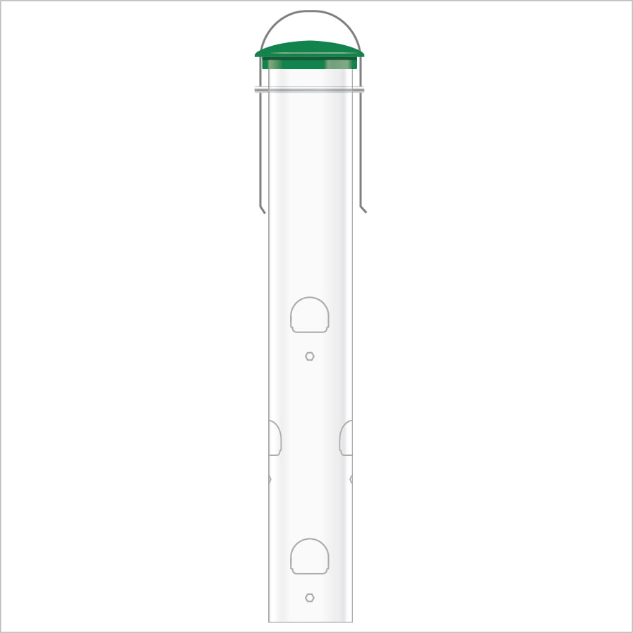 WBU Large Seed Tube + Cap (Replacement set)