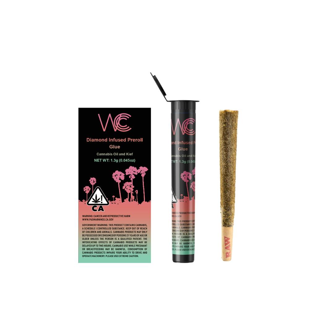 WCCC | Glue Diamond Infused Preroll 1.3g - image 1