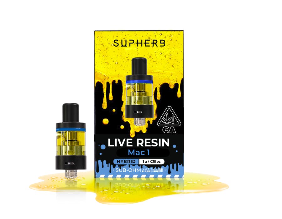 Supherb - MAC-1 Hybrid Live Resin Cartridge 1g - image 3