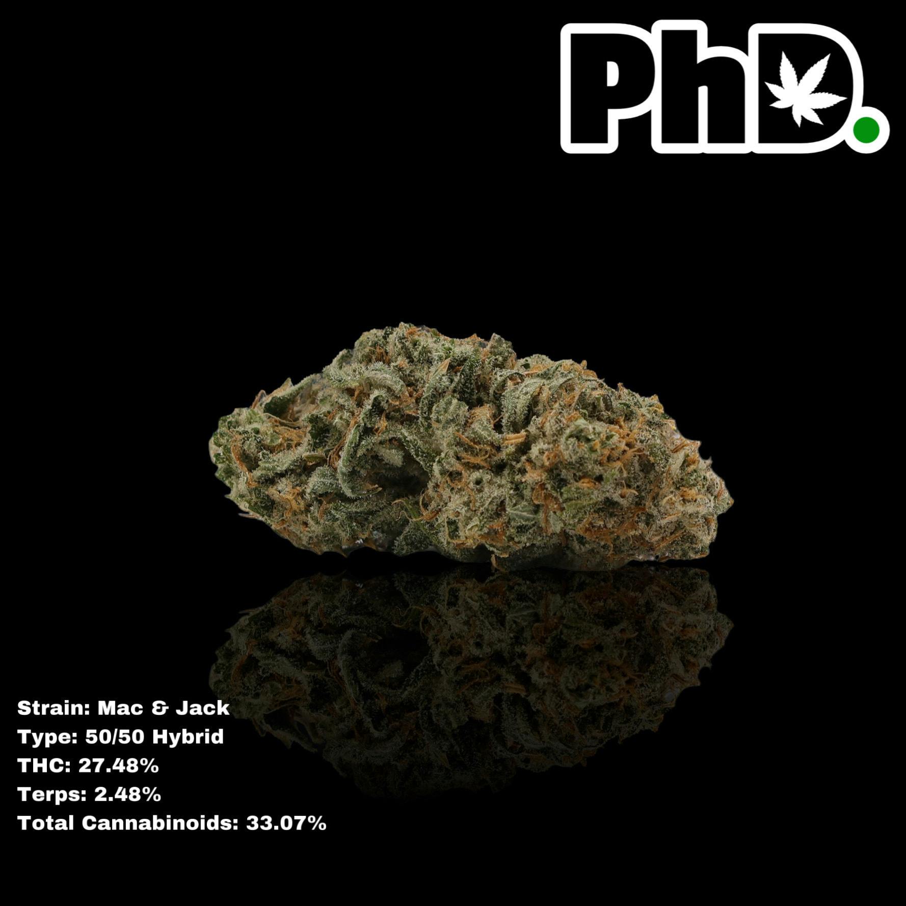 PhD Indoor Flower - Mac & Jack - 27.48% THC - image 1