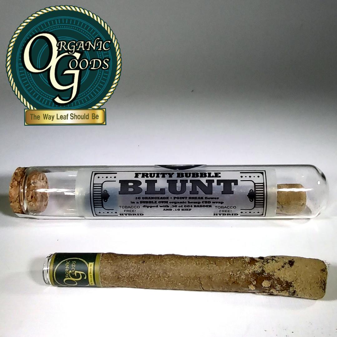 Fruity Bubble TF Blunt Dipped in Badder and Kief 2g - image 1