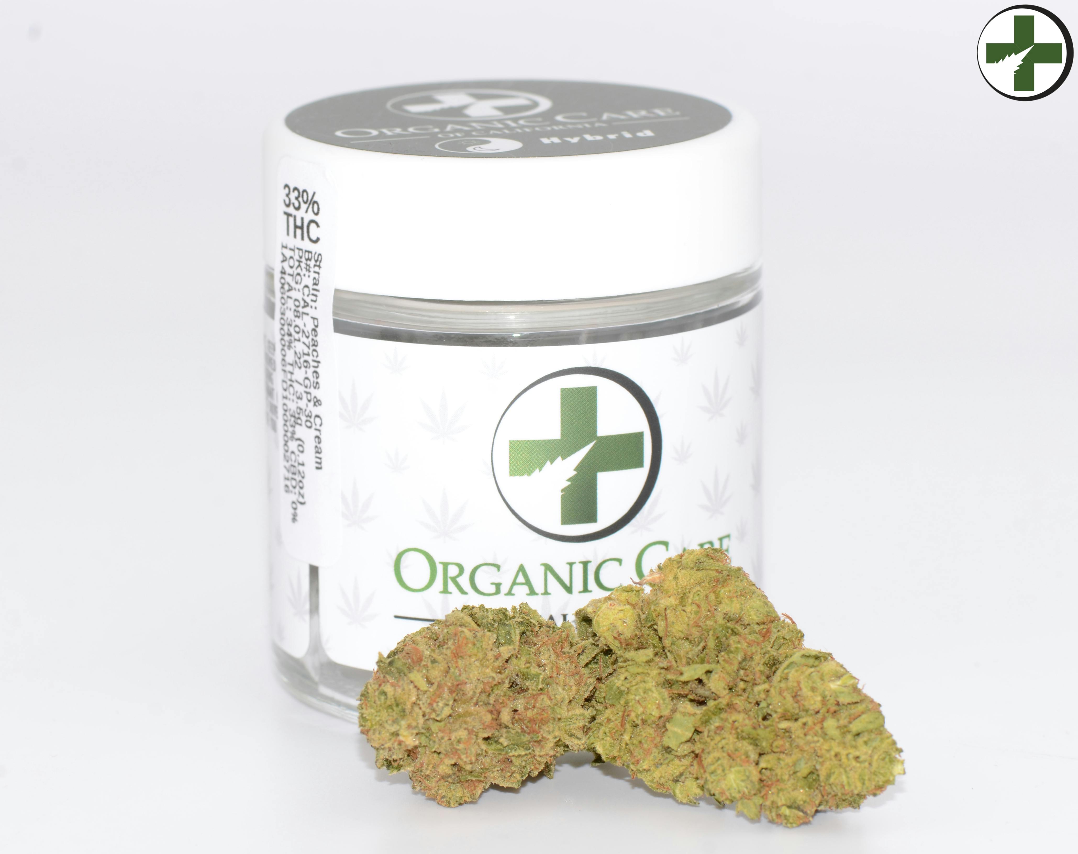 (33%) Peaches & Cream (3.5g) HYBRID Greenhouse - image 1