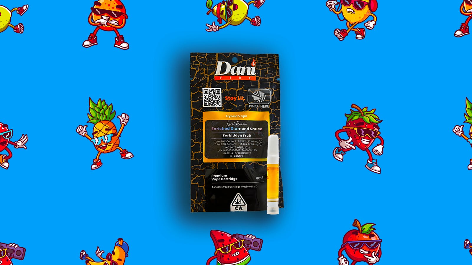 Forbidden Fruit- Live Resin Diamond Sauce Cartridge - 1g - image 1