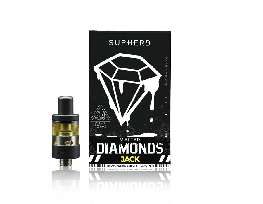 Supherb - Jack Sativa Melted Diamonds Cartridge 1g - image 2