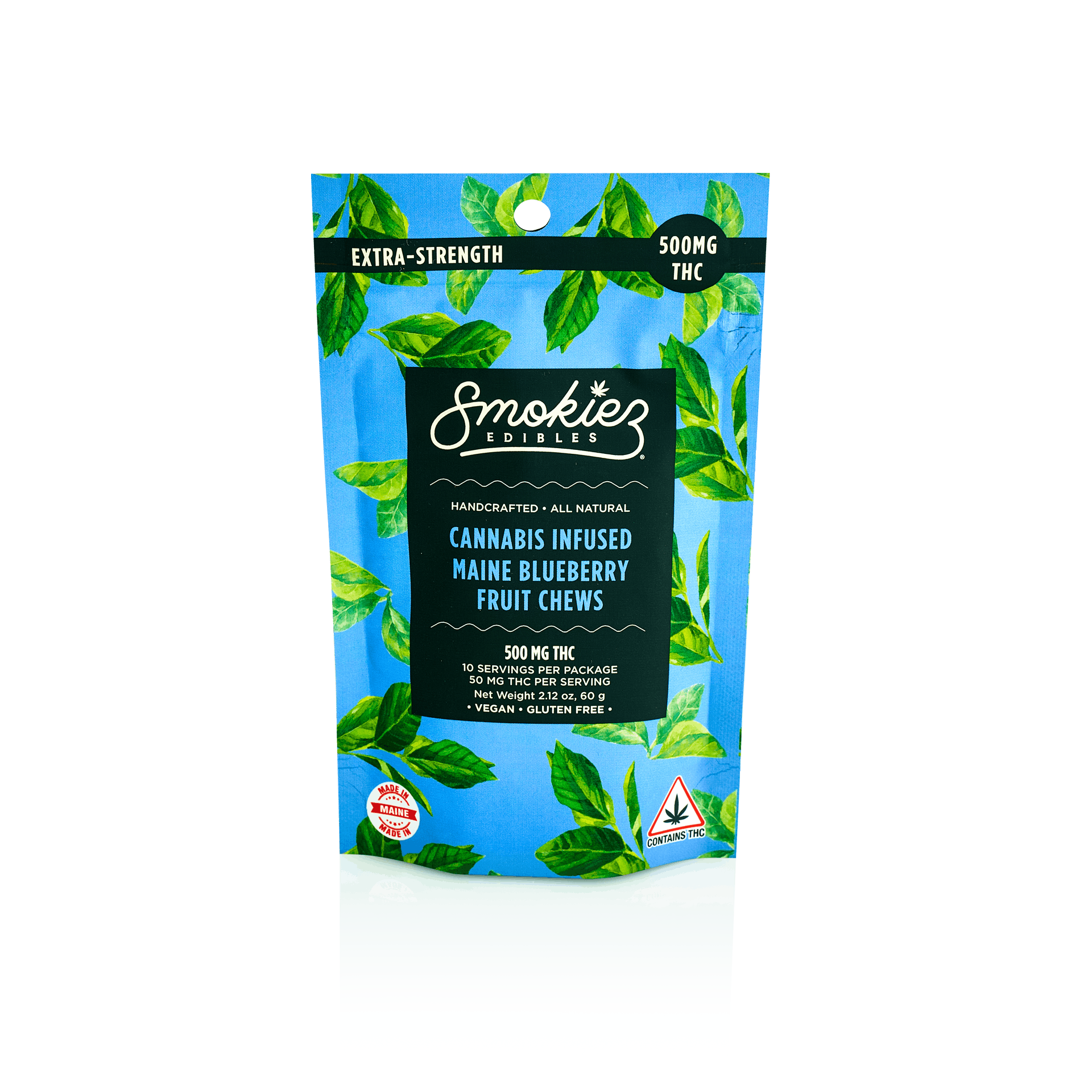 Maine Blueberry Fruit Chews - 500mg THC - ME - image 1