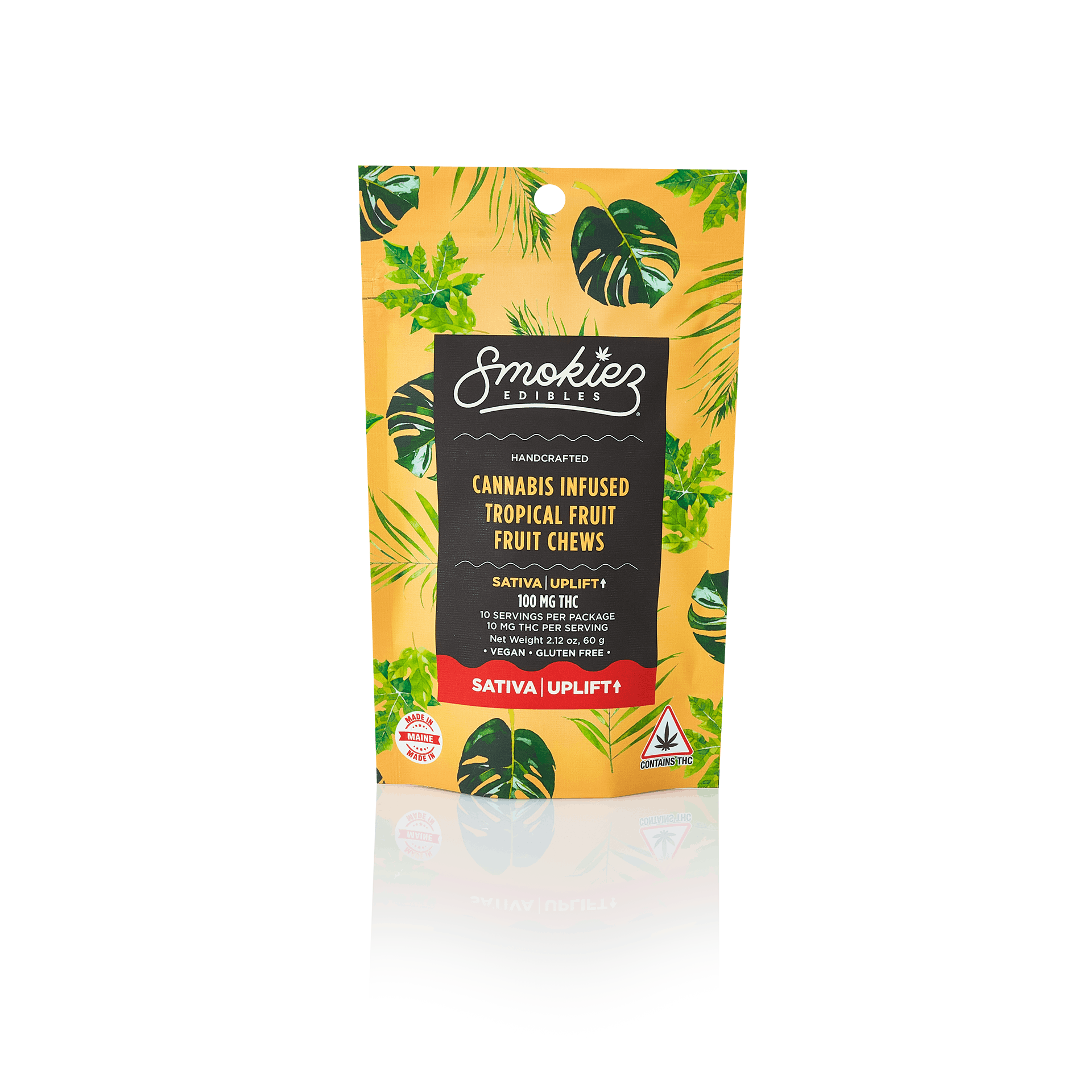 Smokiez SATIVA Tropical Fruit Chews - 100mg - ME - image 1