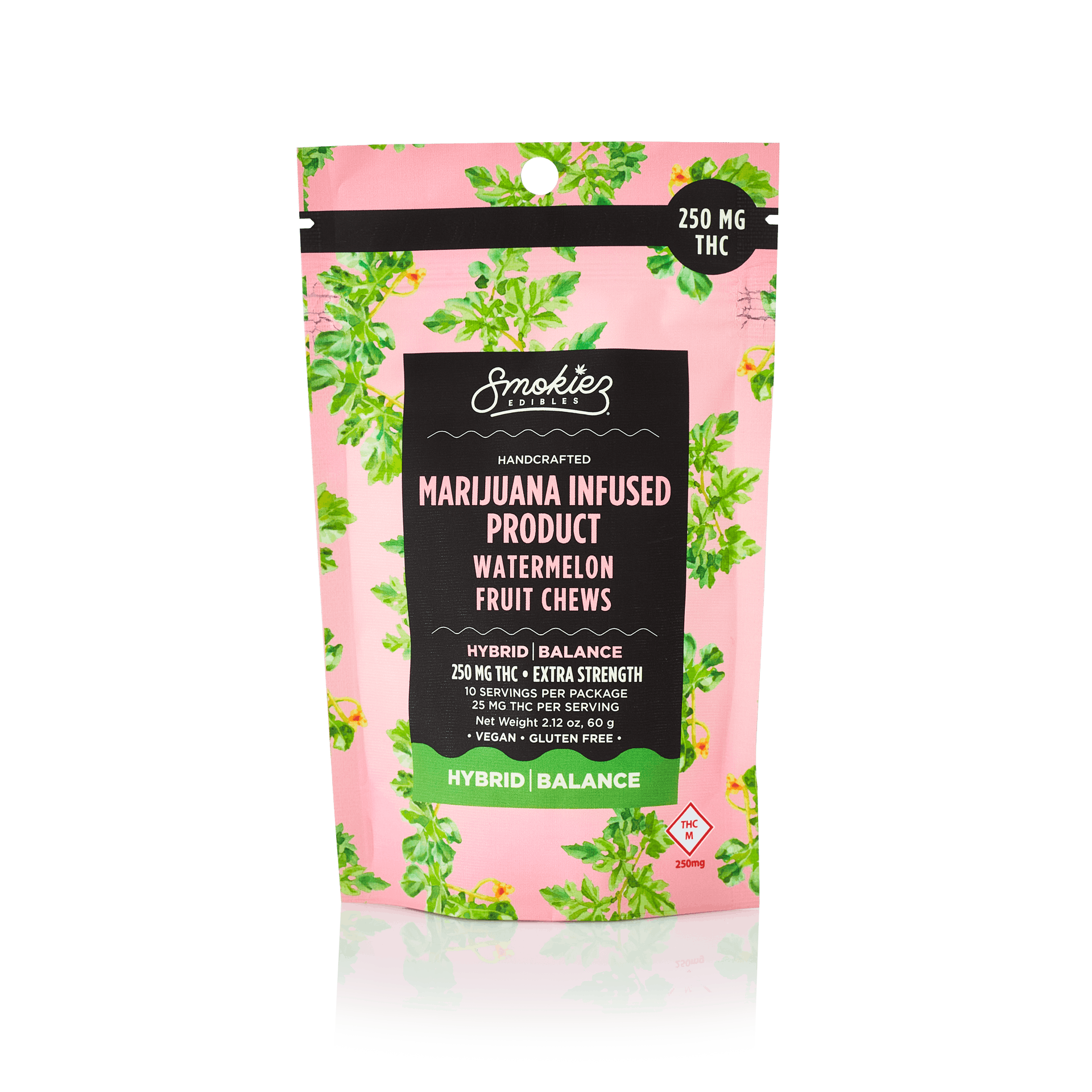 Smokiez HYBRID Watermelon Fruit Chews - 250mg - MO - image 1