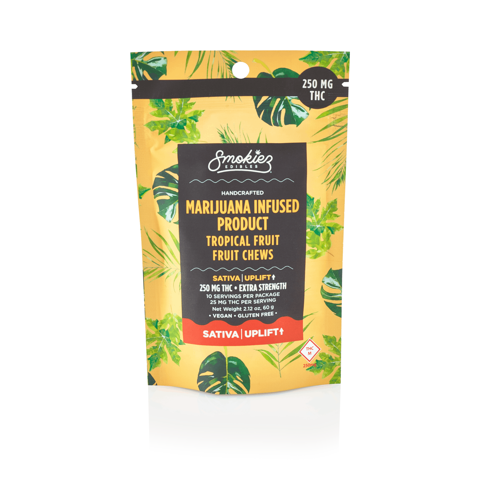 Smokiez SATIVA Tropical Fruit Chews - 250mg - MO - image 1