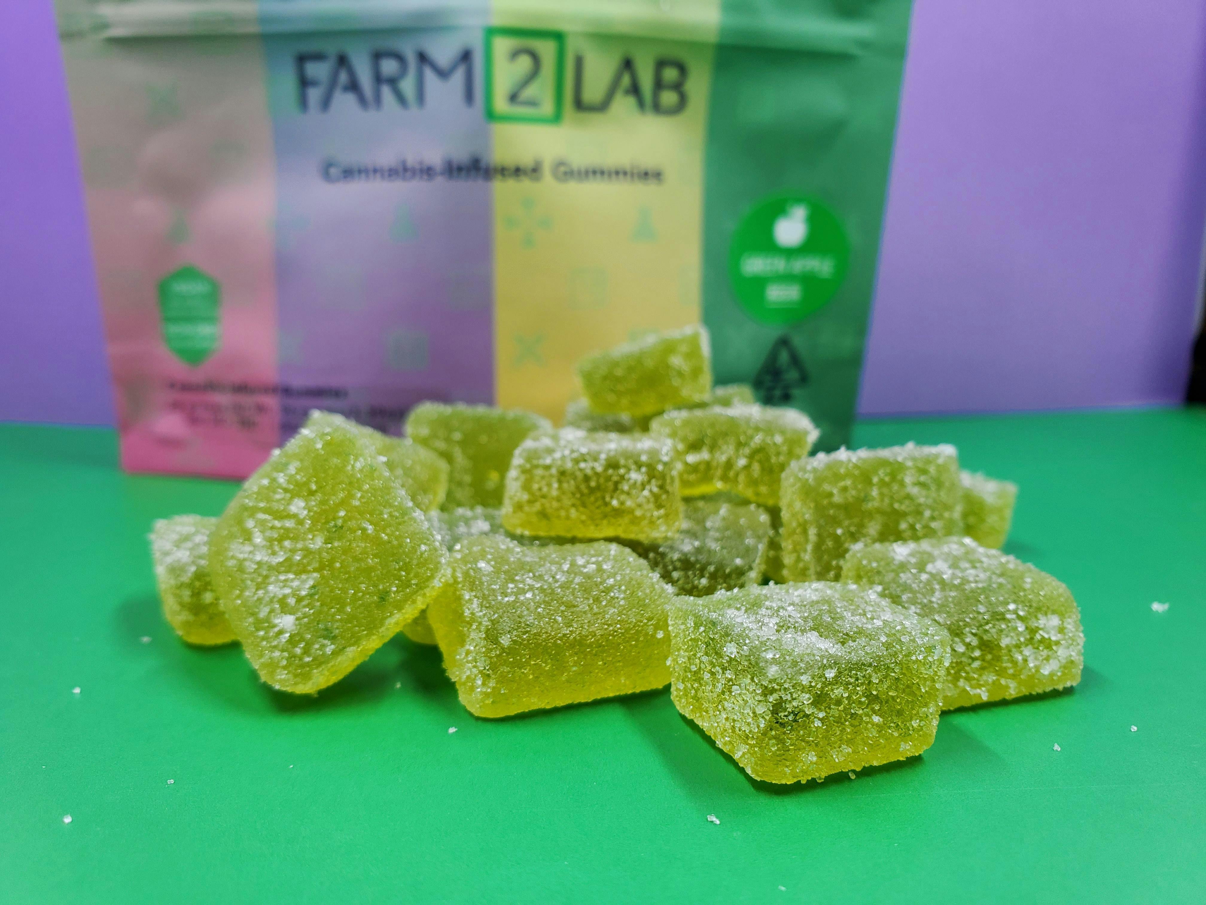 Green Apple - 100mg Rosin Gummies - image 2
