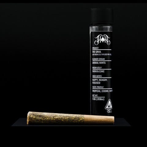 1.6g Jelly Rosin Infused Pre-Roll: Banana Cream x Guava - image 2