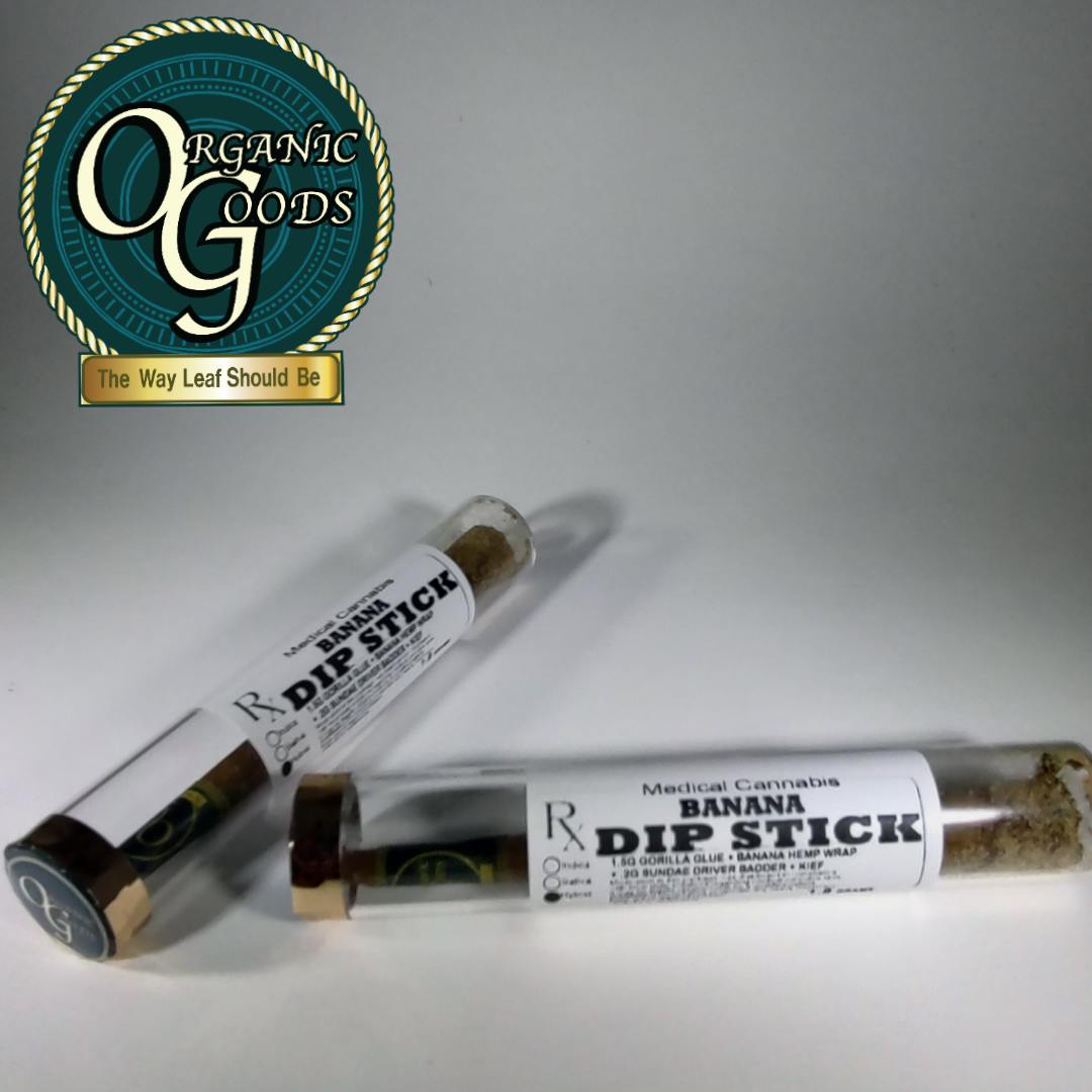 Organic Goods Dip Stick w/ Badder & Kief Banana 1.5g - image 1