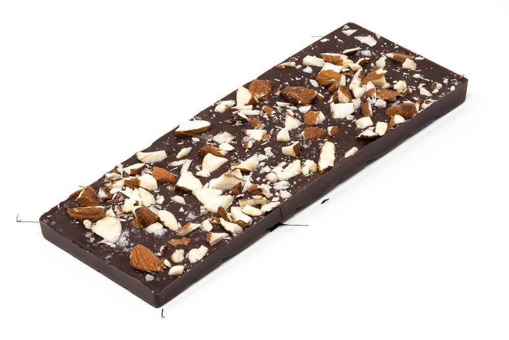 Craft Chocolate Bar - Dark Chocolate Salted Almond 1000mg THC - image 4