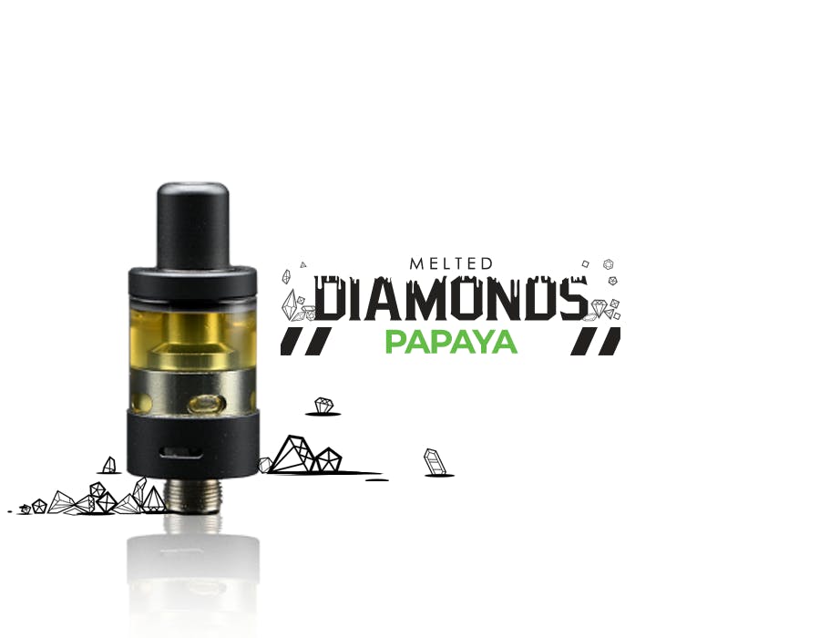 Supherb - Papaya Indica Melted Diamonds Cartridge 1g - image 1