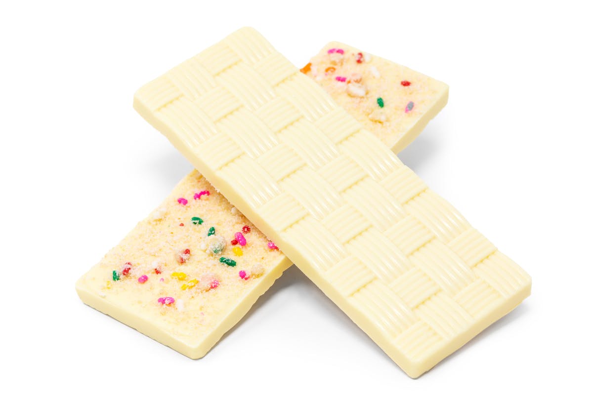 Craft Chocolate Bar - White Chocolate Birthday Cake 1000mg THC - image 2