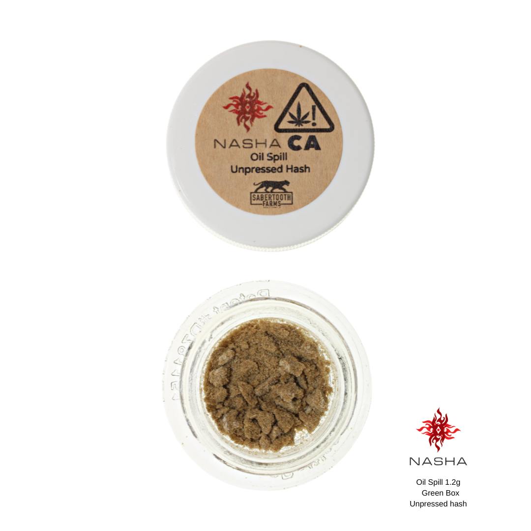 Oil Spill 1.2g Green Unpressed Hash (Sabertooth) - image 2