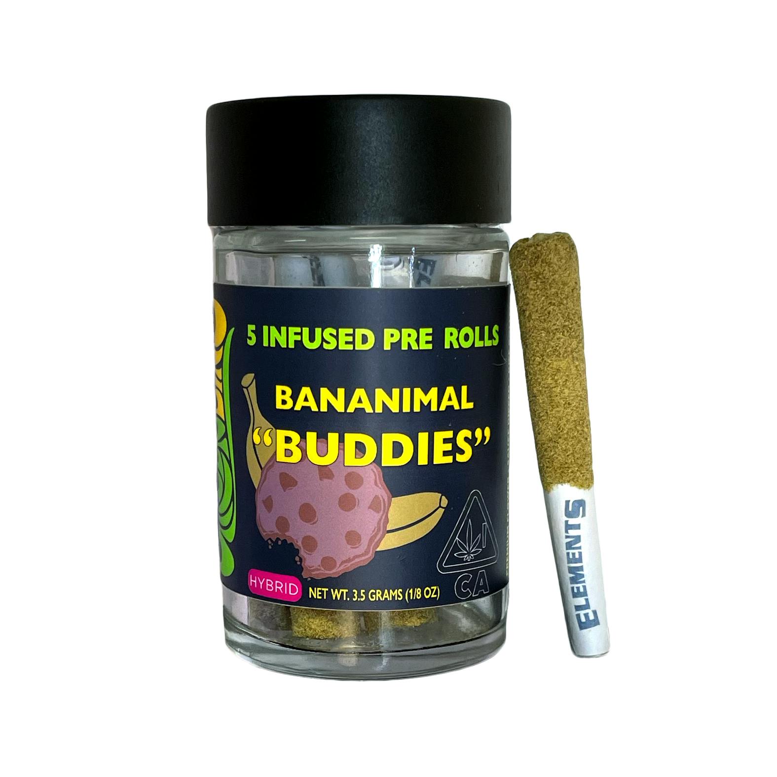 Bananimal "Buddies" 5 Infused Pre-Rolls - image 1