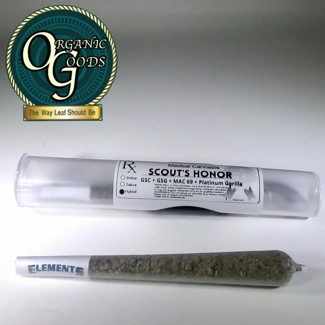 Organic Goods Pre-Roll Scouts Honor 1 G - image 1