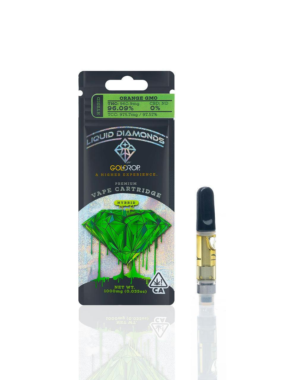 Orange GMO Liquid Diamonds® Cartridge - 1 Gram - image 3