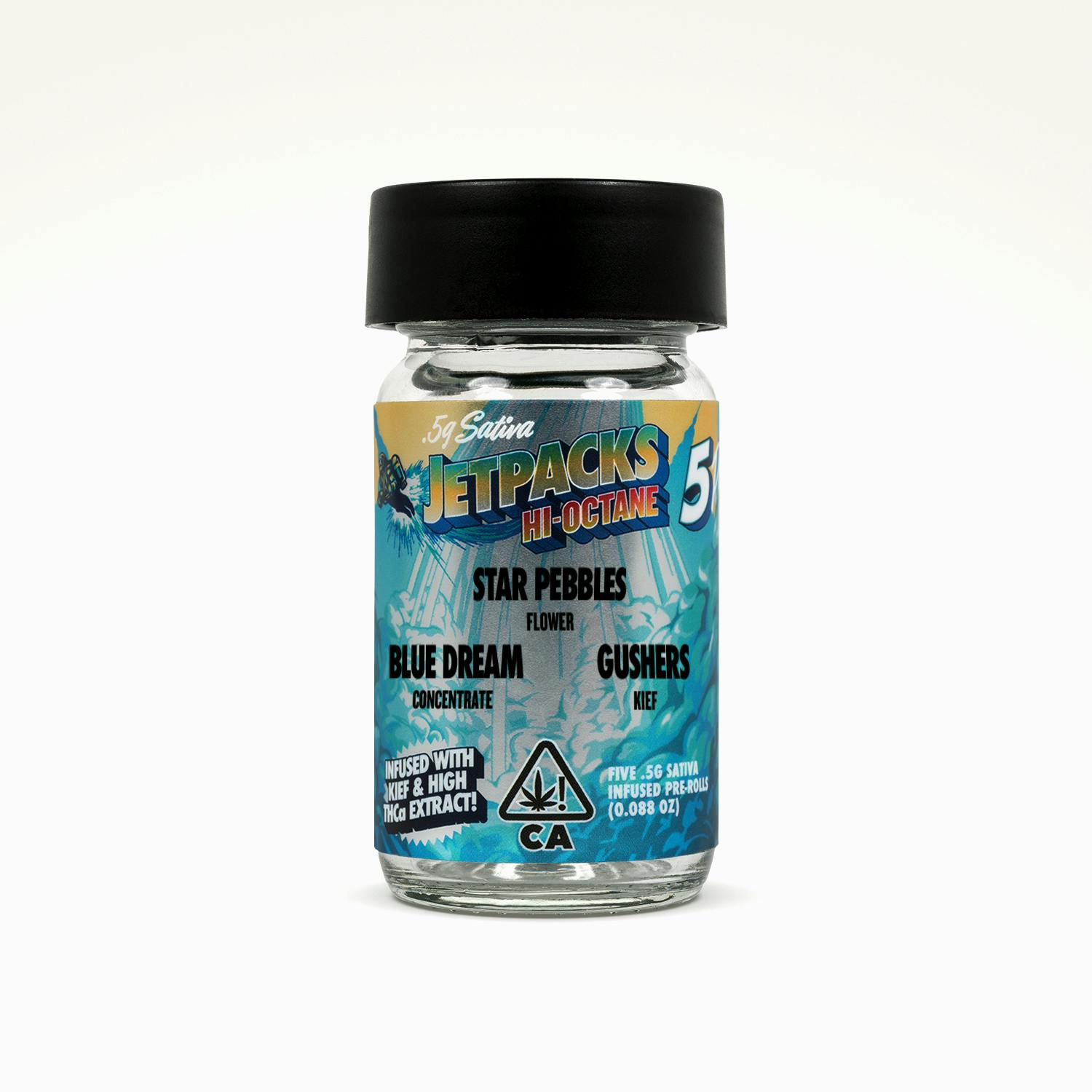 Star Pebbles / Blue Dream / Gushers Hi-Octane (0.5G Infused 5 pack) - image 1
