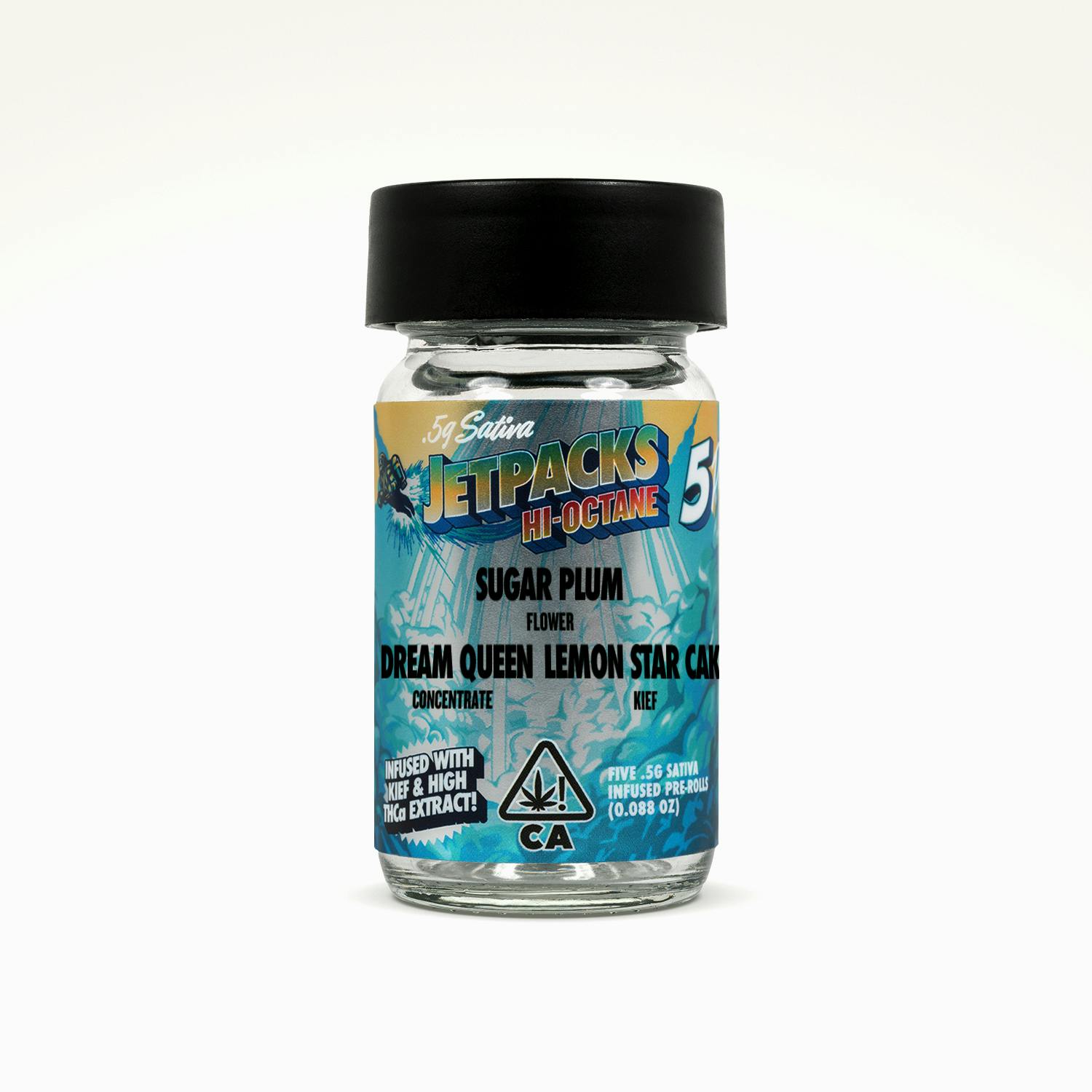 Sugar Plum / Dream Queen / Lemon Star Cake Hi-Octane (0.5G Infused 5 pack) - image 1