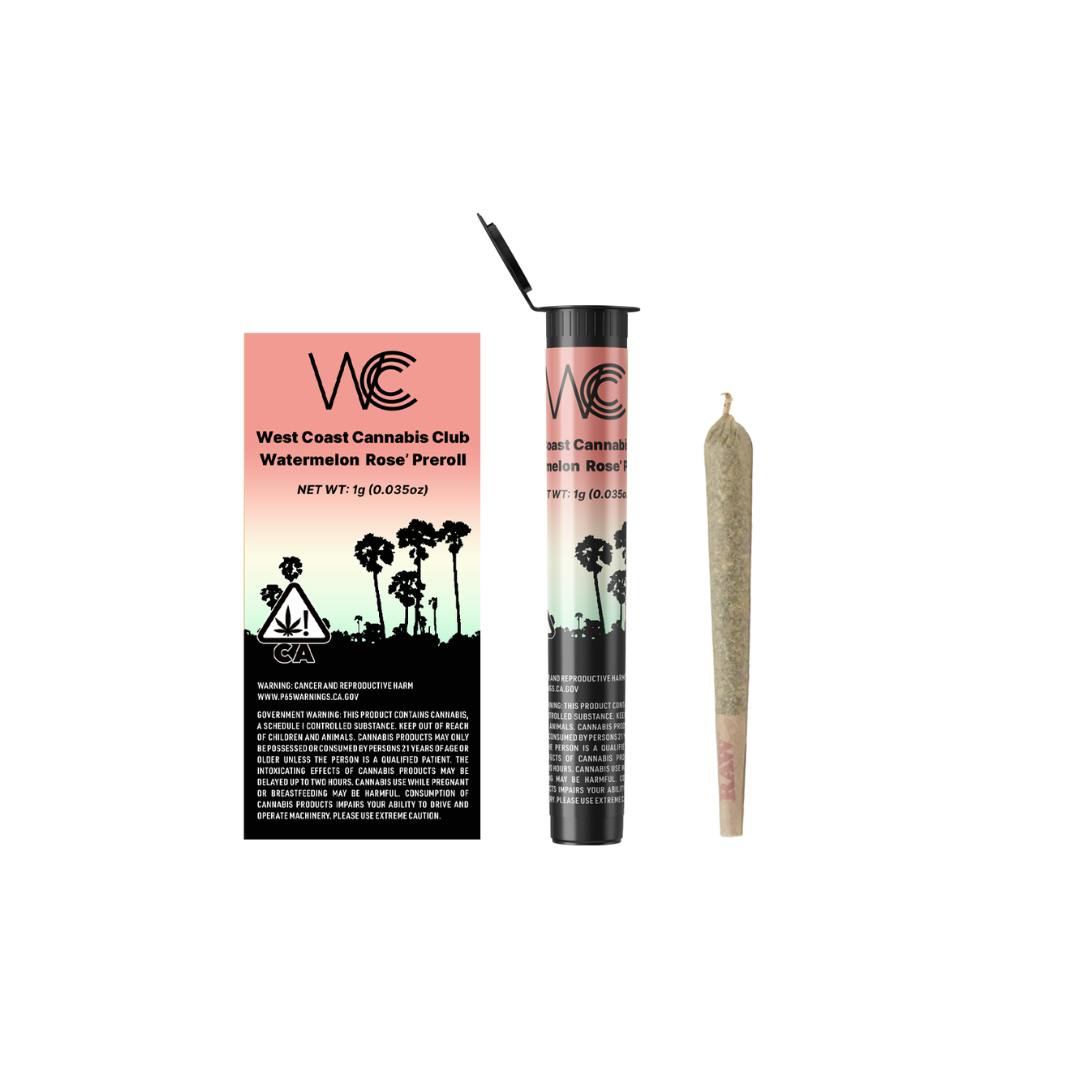 WCCC | Watermelon Rose Preroll 1g - image 1