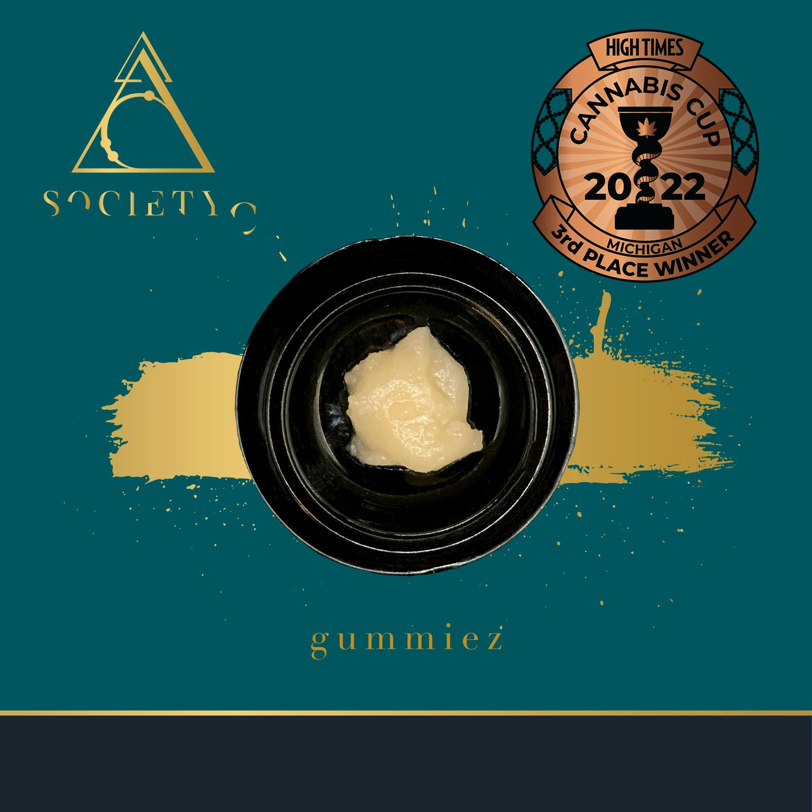 Society C - Gummiez - 1g Live Resin Badder - image 1