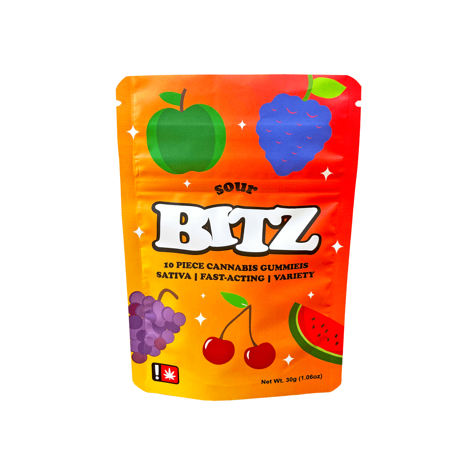 BITZ 100mg Sour - OR - image 1