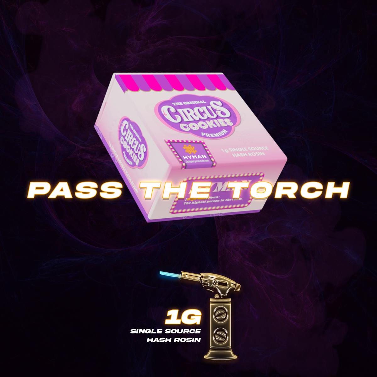 Circus Cookies | 1G Single Source Hash Rosin | HYMAN | MED - image 2