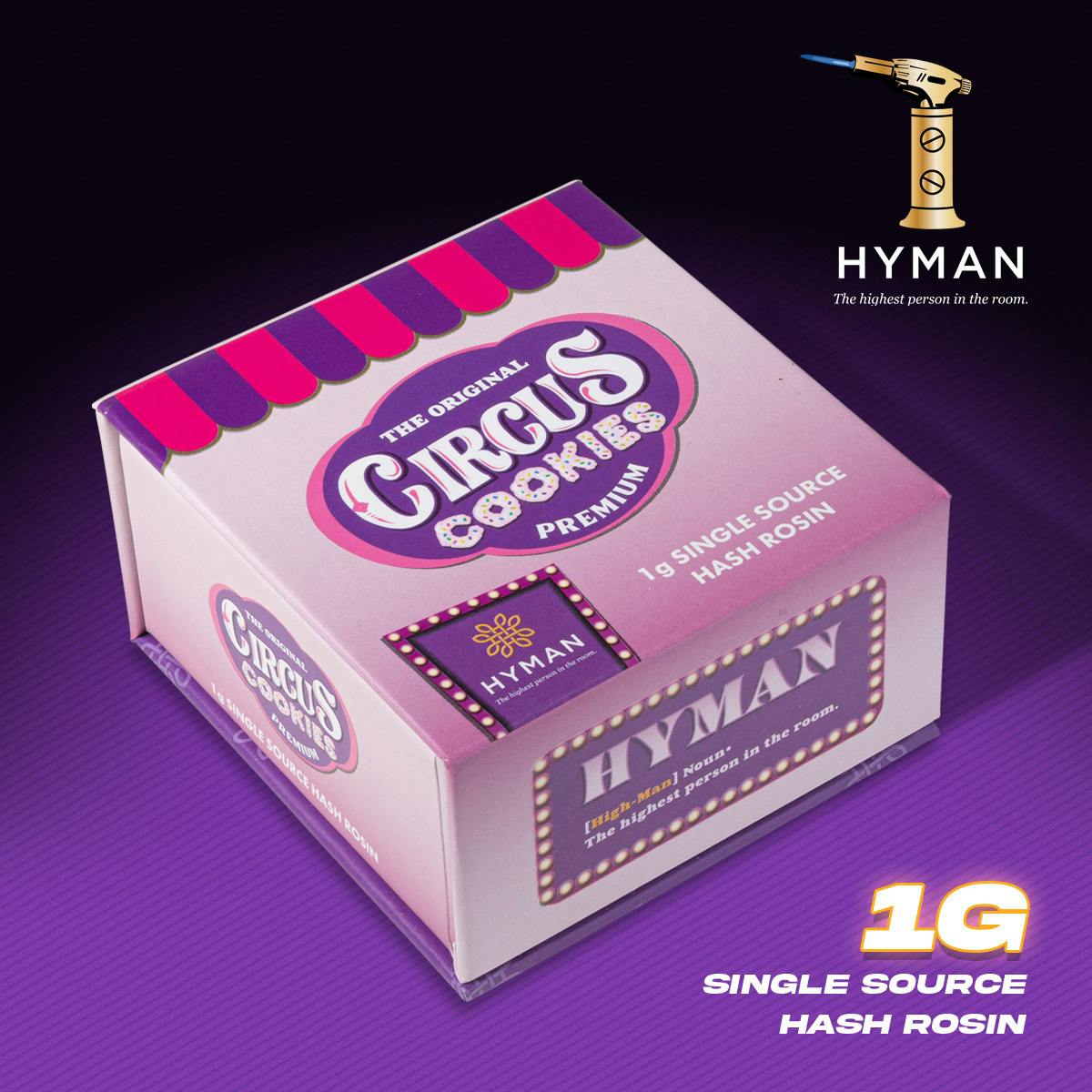 Circus Cookies | 1G Single Source Hash Rosin | HYMAN | MED - image 3