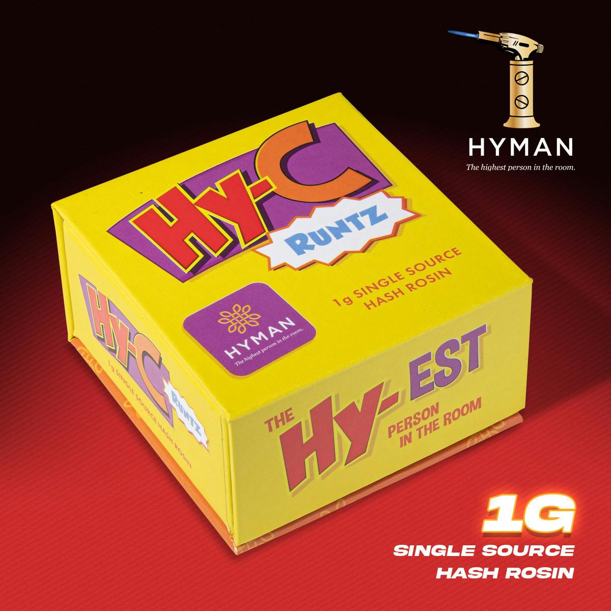 Hy-C Runtz | 1G Single Source Hash Rosin | HYMAN | MED - image 3