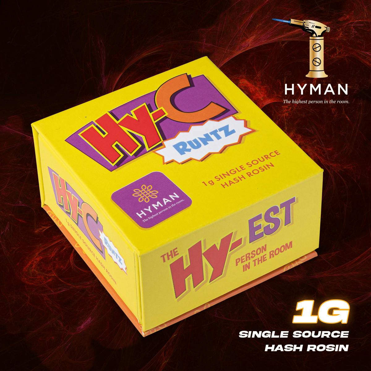 Hy-C Runtz | 1G Single Source Hash Rosin | HYMAN | MED - image 1