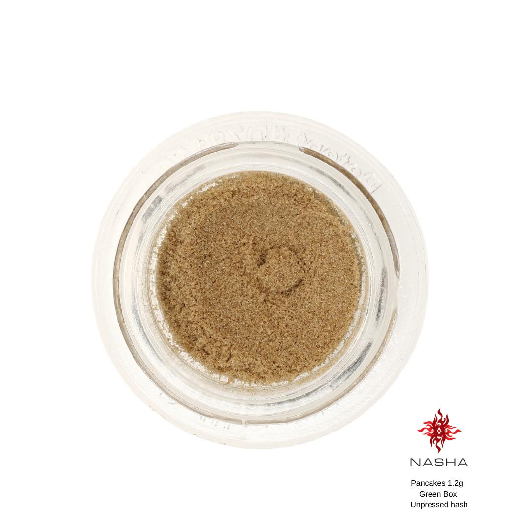 Pancakes 1.2g Green Unpressed Hash (Bandwagon Gardens) - image 1