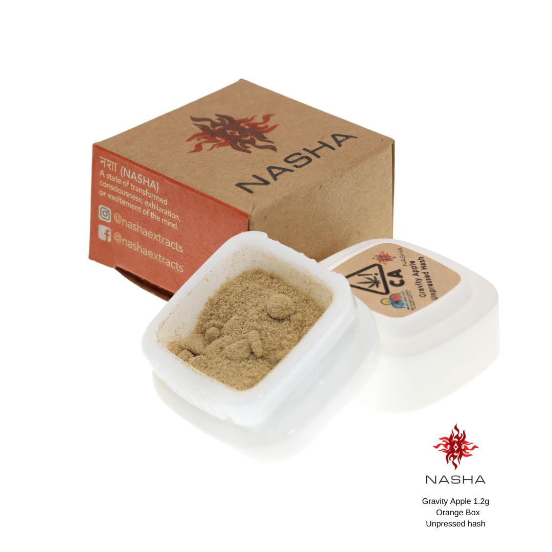 Gravity Apple 1.2g Orange Unpressed Hash (Dry-Farmed Organic Medicinals) - image 3