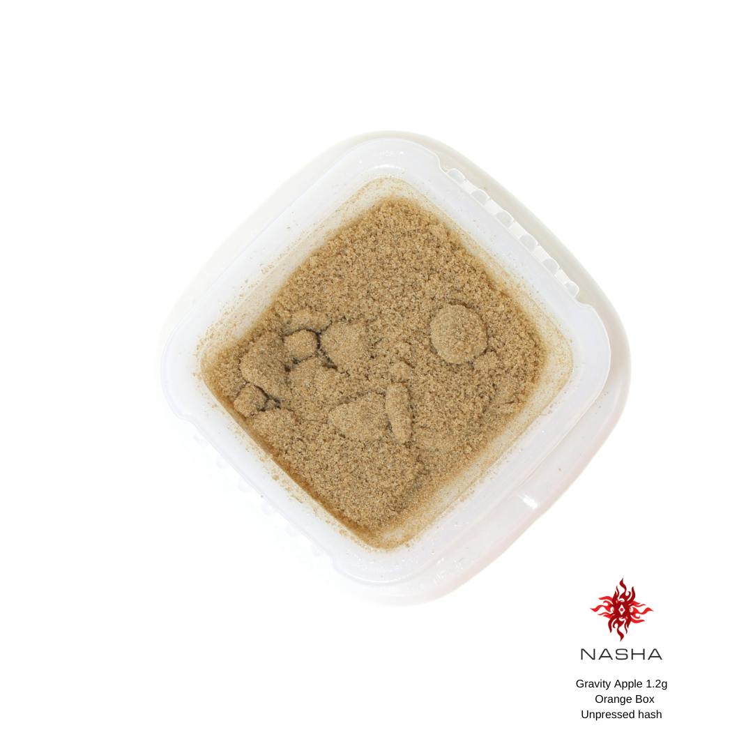 Gravity Apple 1.2g Orange Unpressed Hash (Dry-Farmed Organic Medicinals) - image 1