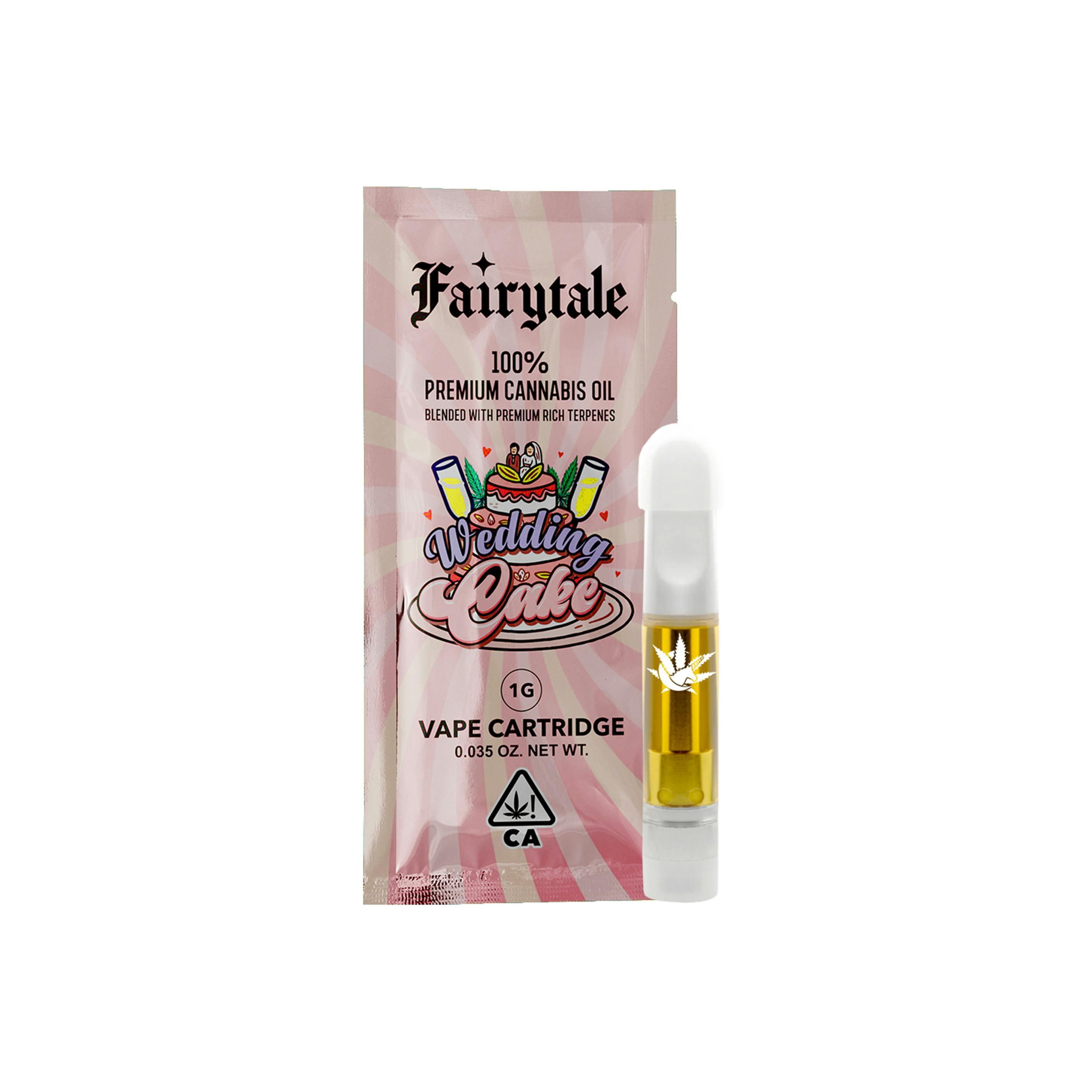 FAIRYTALE | 1 Gram Vape Cartridge- Wedding Cake - 82% THC - image 1
