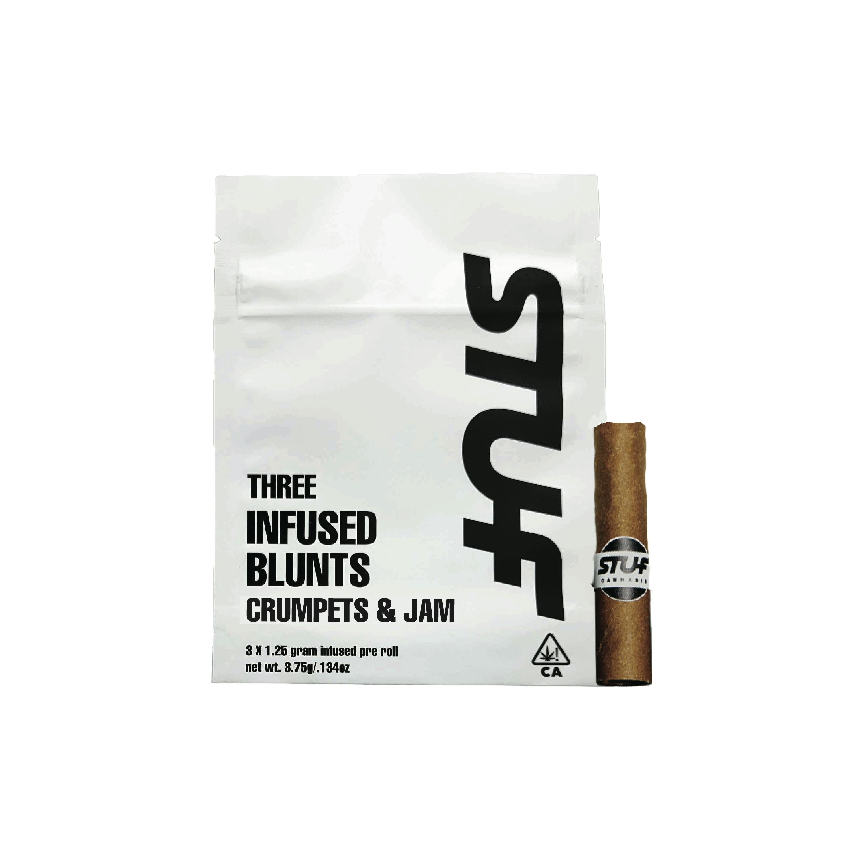 Crumpets & Jam Three Infused Blunts (3 x 1.25g) - image 1