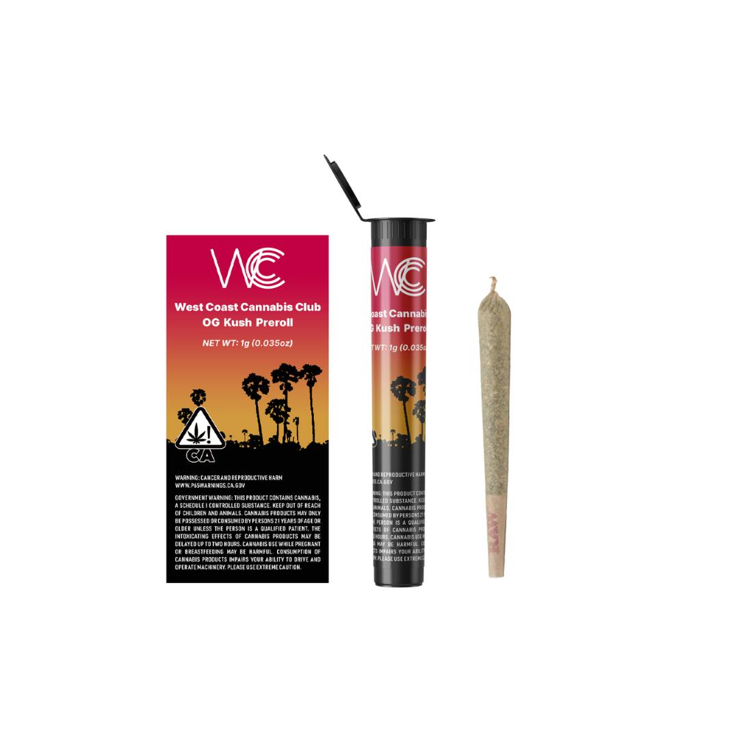 WCCC | OG Kush Preroll 1g - image 1